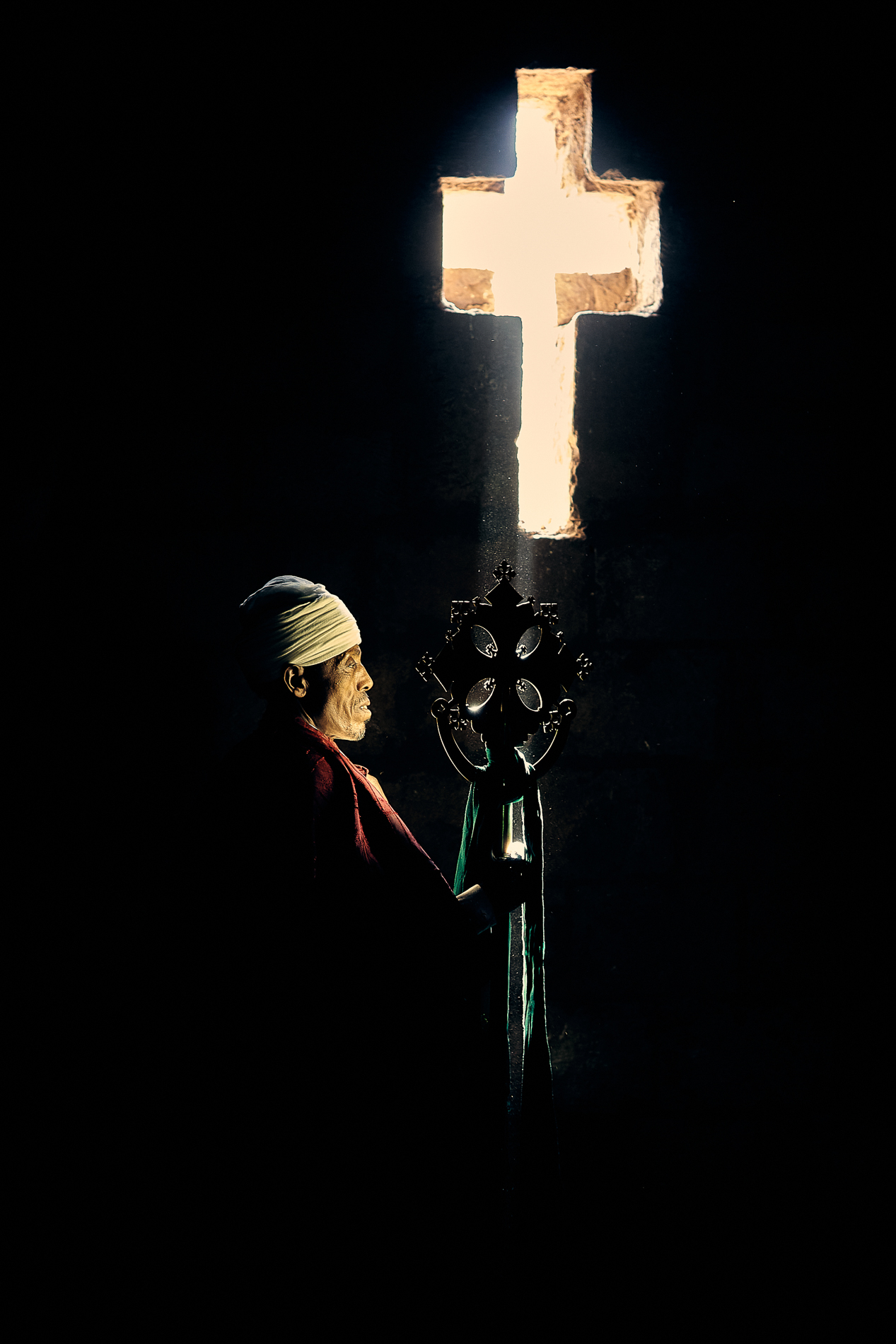 Ethiopian priest before the civil war.