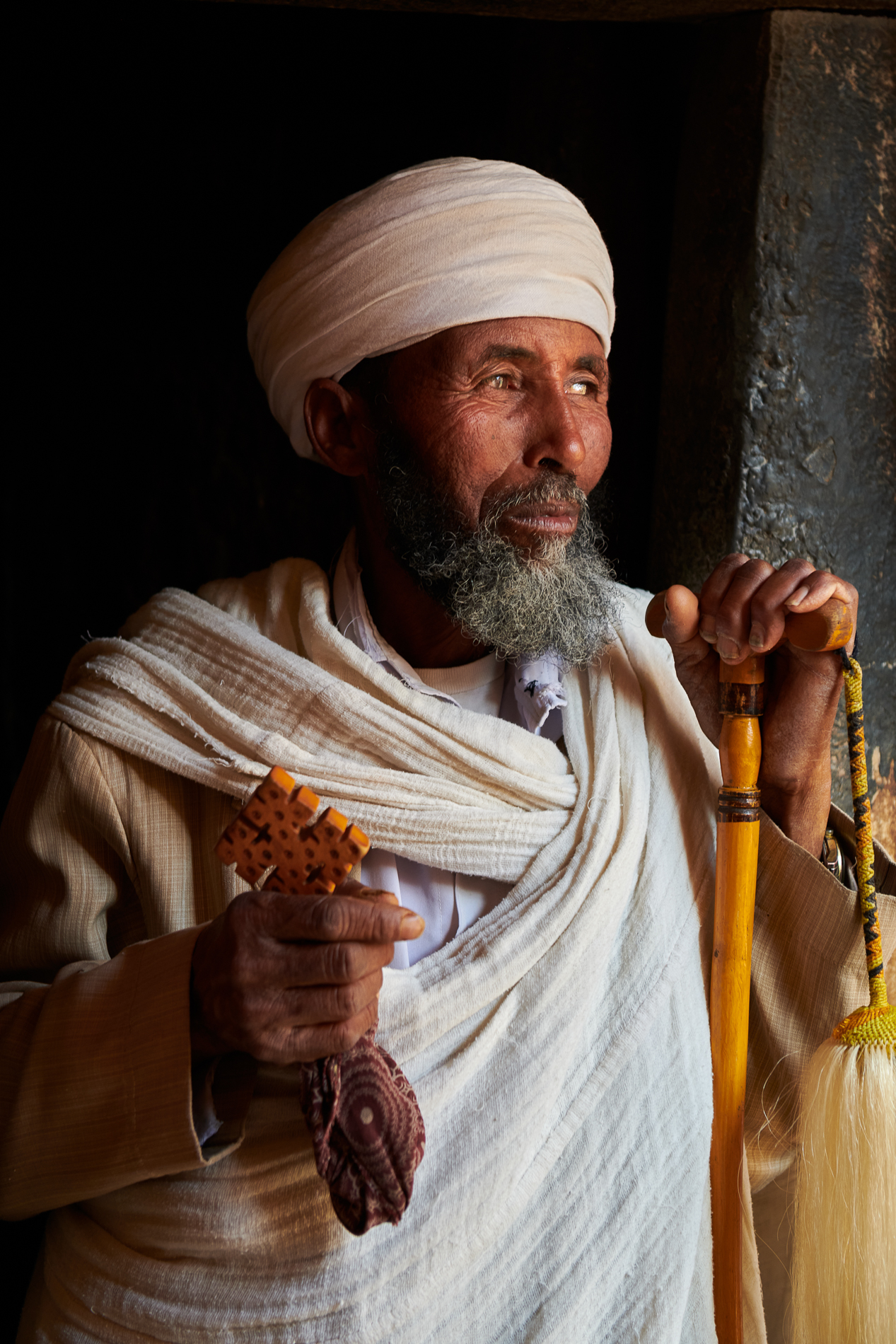 Ethiopian priest before the civil war.